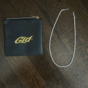 GLD TENNIS CHAIN WHITE GOLD
